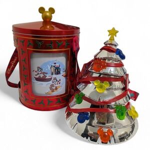 Disneyland Holiday Musical Popcorn Bucket & Light Up Christmas Tree Sipper Set